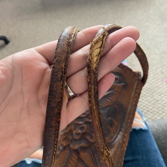 Mexican tooled leather purse 🍀 - Picture 4 of 6